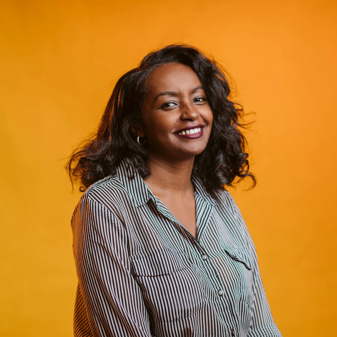 Professional woman moderator portrait